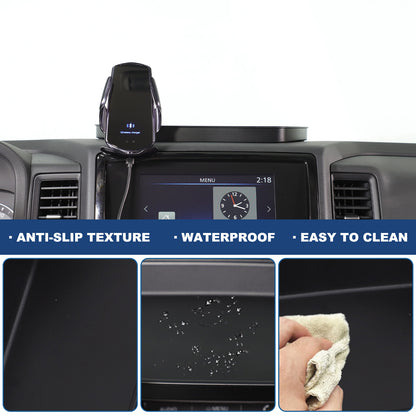 Wireless Dashboard Storage Tray Box Phone Holder For Nissan Frontier D41 2022-24 21