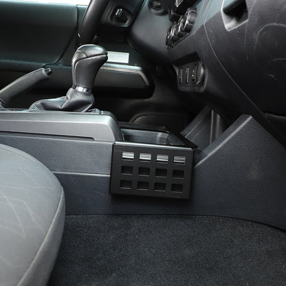 Interior Alloy Gear Shift Storage Box Two Baskets Trim For Toyota Tacoma 16-2023 6