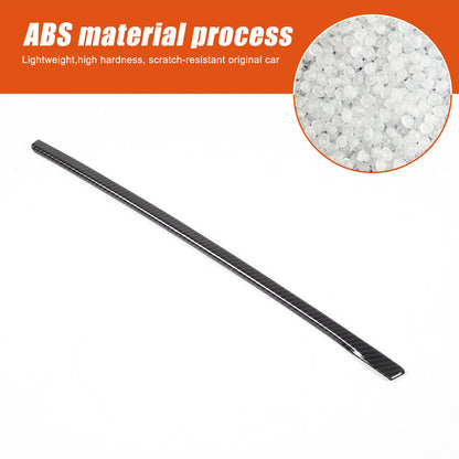 ABS Carbon Fiber Center A/C Button Left Side Strip Trim Cover For Corvette C8 11
