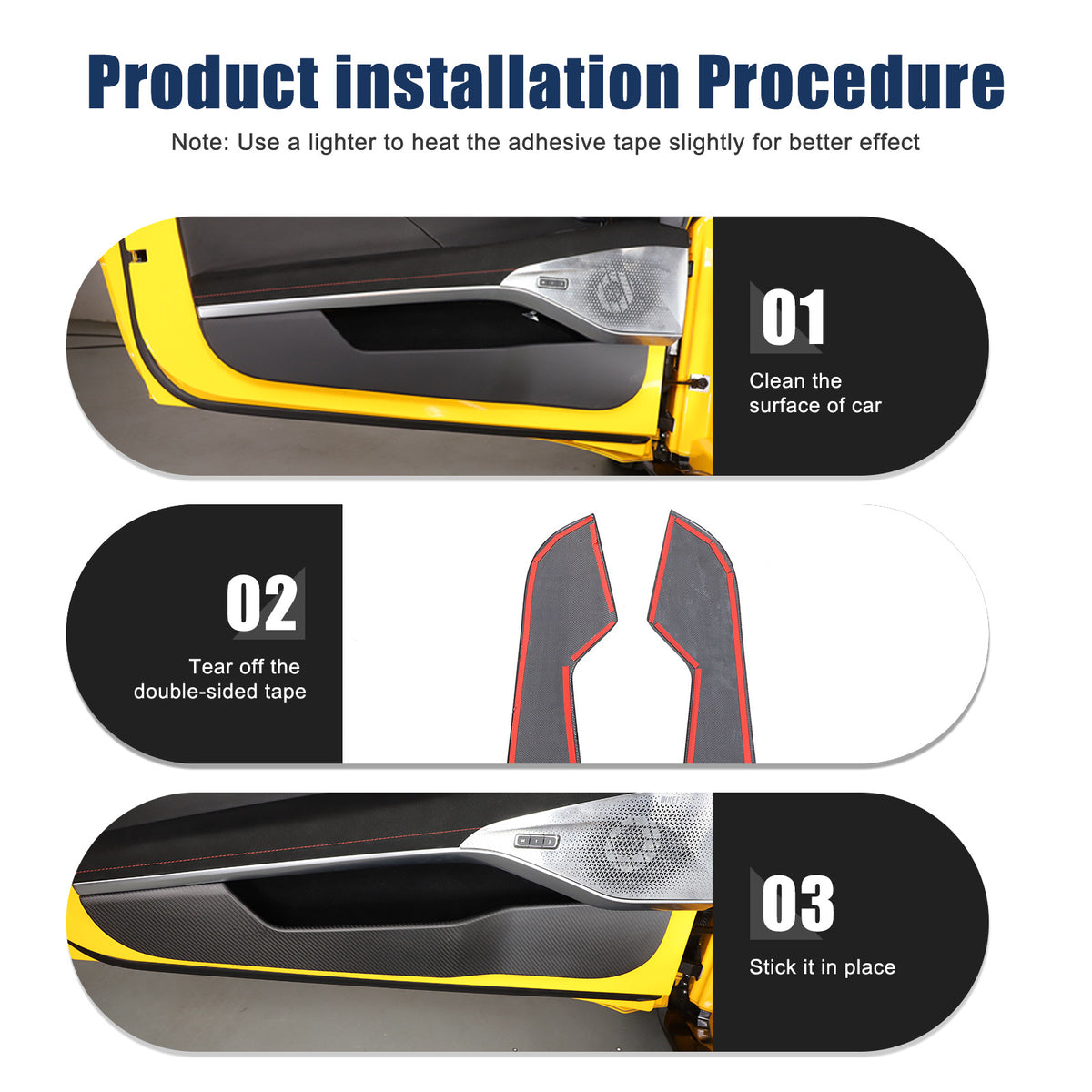 Matte Real Carbon fiber Interior Door Anti-Kick Trim Cover For Lotus EMIRA 22-25 9