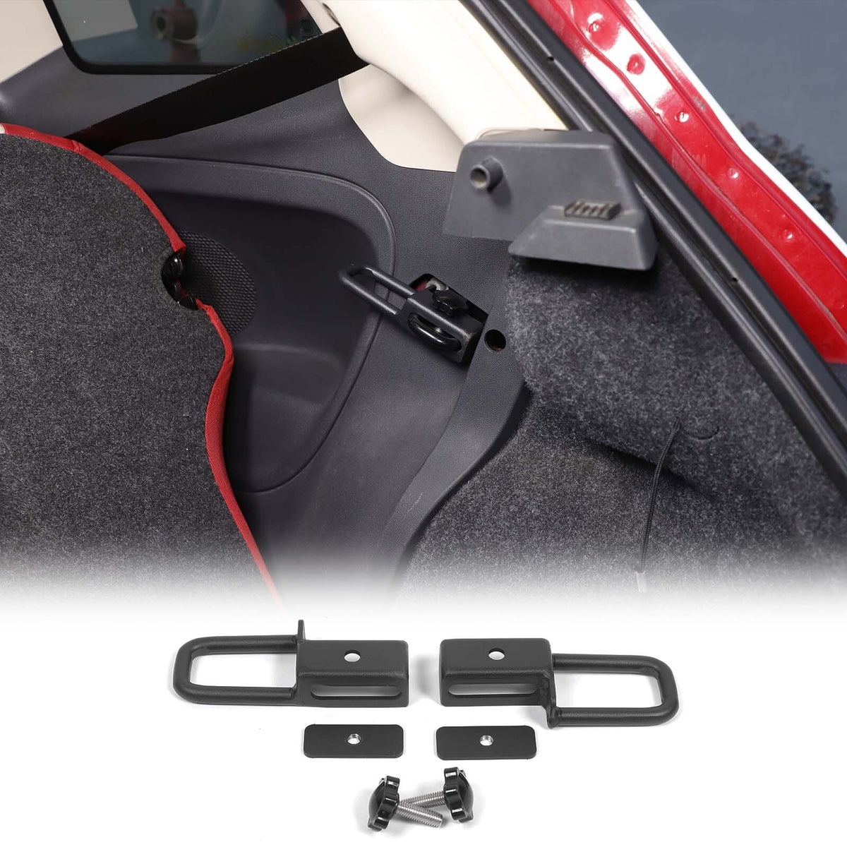 Steel Rear Seat Backrest Adjustment Upright Bracket Trim For Fiat 500 2007-15 3