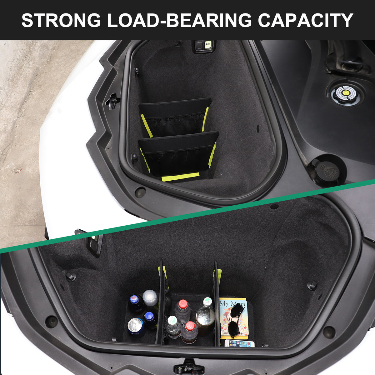 Center Console Seat Frunk Rear Trunk Storage Bag Tray For Corvette C8 20-26 60