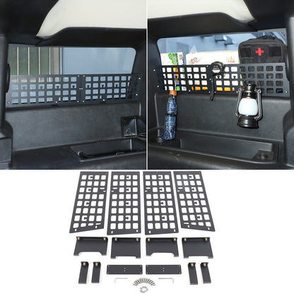 Carbon Steel Aluminum Rear Side Window Molle Panel For Hummer H2 2003-07 US 4