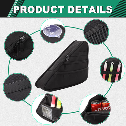 Black Rear Quarter Window Left Side Storage Bag For Honda CR-V 2012-2016 16