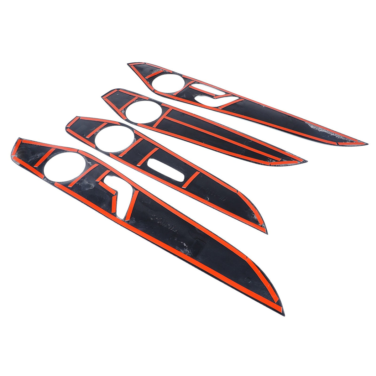 ABS Carbon Fiber Interior Door Panel Trim Cover For Benz C-Class W205 2015-21 US 15