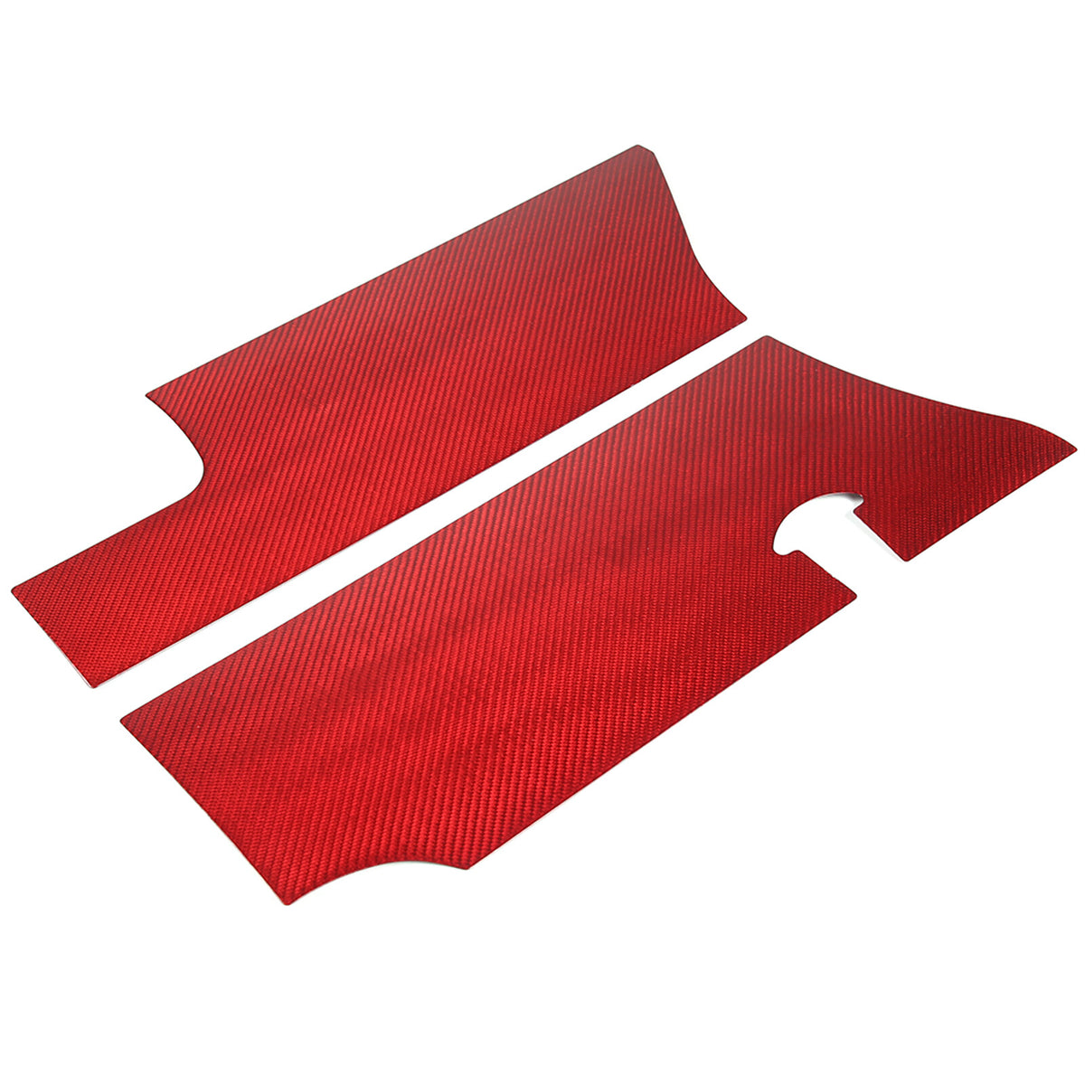Red Real Carbon Fiber Engine hood Protection Cover Trim for corvette C6 05-13 7