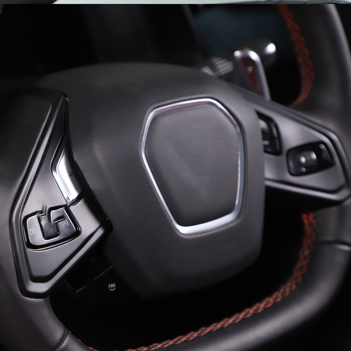 Matte Black ABS Full Interior Set Cover Trim Kit For Corvette C8 2020-25 - Styles 16-20 28