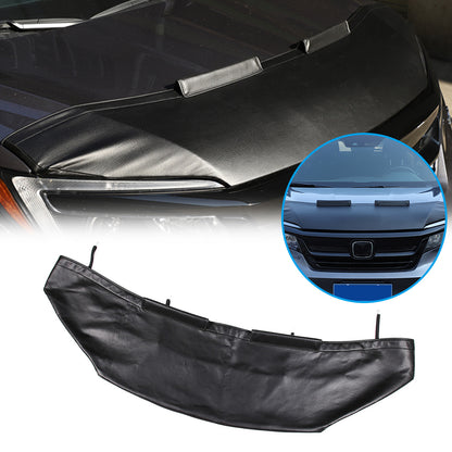 Black Car Bonnet Hood Bra Protector Mask Cover For Honda Pilot 2015-2022 US 2