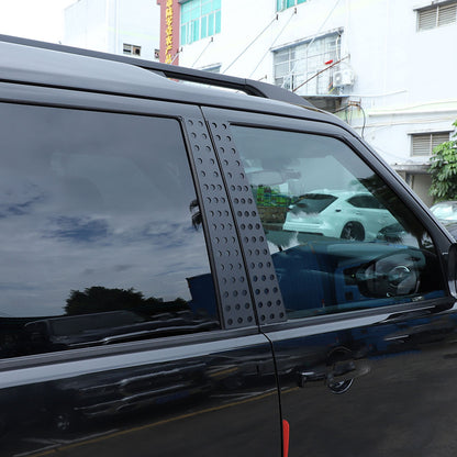 Black Alloy Window Center Pillar Trim Panel For Land Rover Discovery 3&4 04-16 10