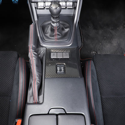 ABS Carbon Fiber Interior Center Console Trim Set Fits For GR86/BRZ 2022-2025 US - Variants 1-5 30