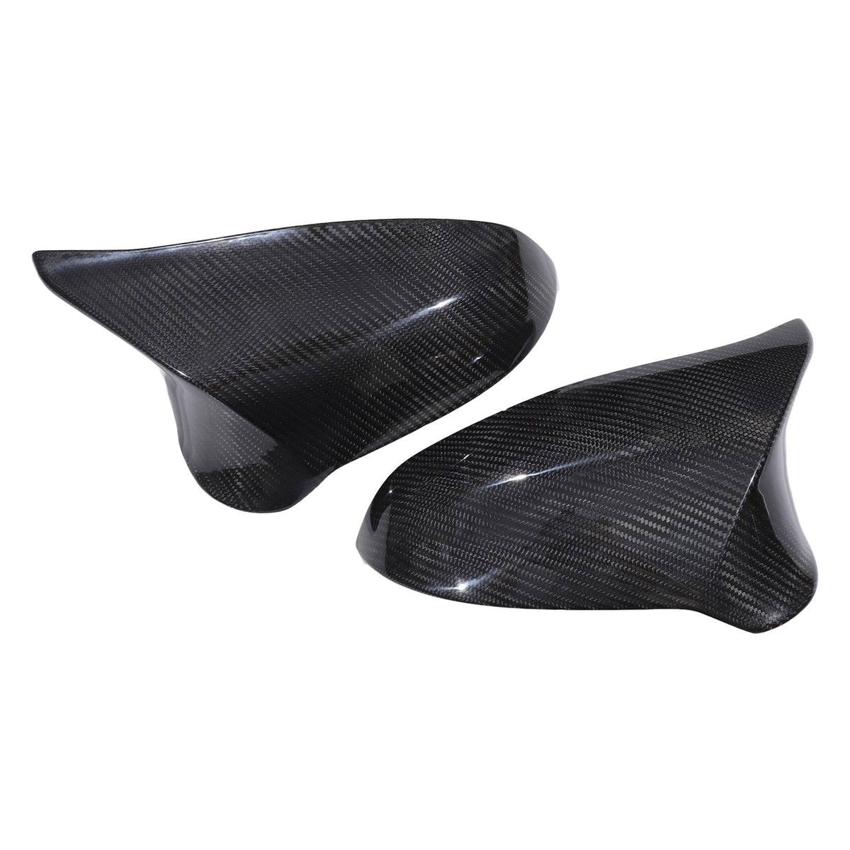 Real Carbon Fiber Side Mirror Cover Trim For BMW M3 F80 M4 F82 2015-2019 9