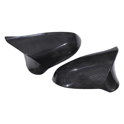 Real Carbon Fiber Side Mirror Cover Trim For BMW M3 F80 M4 F82 2015-2019 9