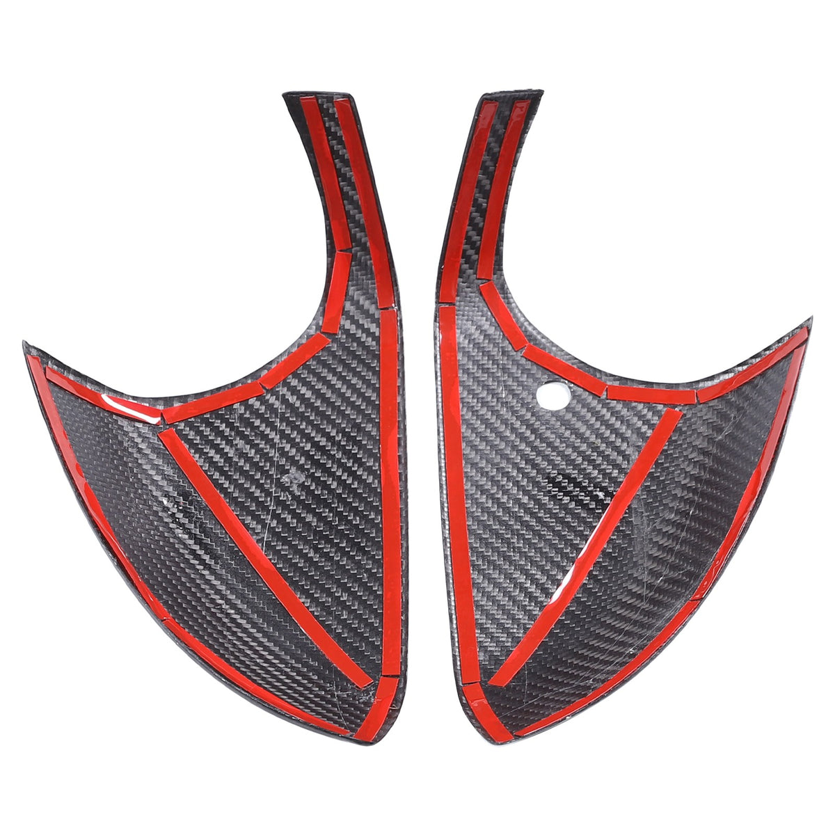 Real Carbon Fiber Exterior Rearview Mirror Base Trim For Lotus Emira 21-23 US 12
