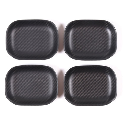 Matte Carbon Fiber Exterior Door Bowl Trim Cover For Mercedes G Class 2004-2018 2