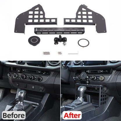 Magnetic Center Molle Panel Digital Device Mount For Toyota Tacoma 2016-2022 US 3