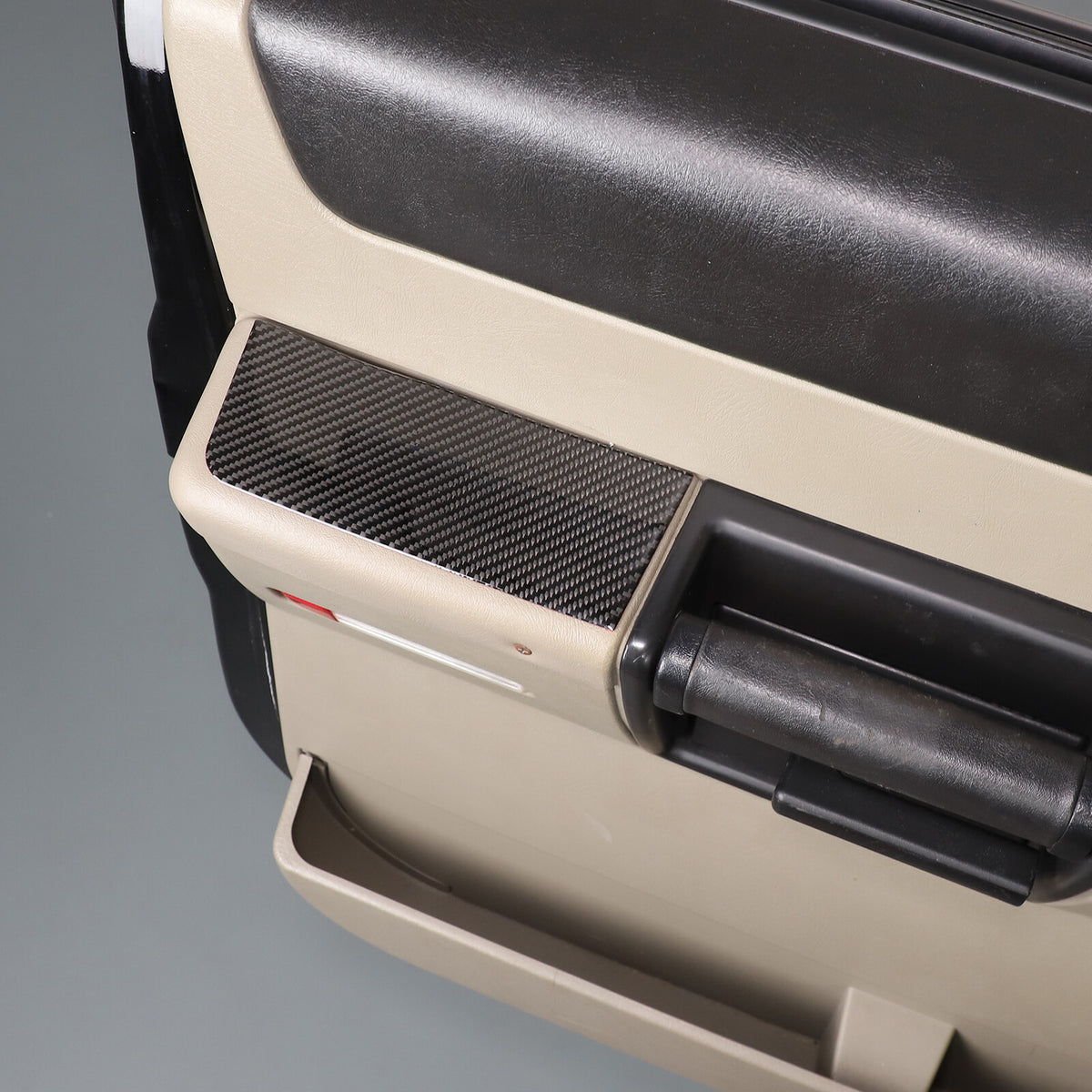 Carbon Fiber Interior Door Armrest Panel Trim Sticker For Hummer H2 2003-09 8