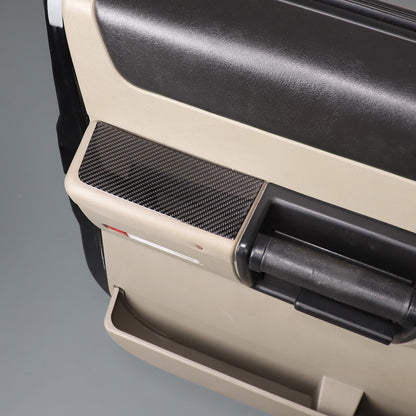 Carbon Fiber Interior Door Armrest Panel Trim Sticker For Hummer H2 2003-09 8