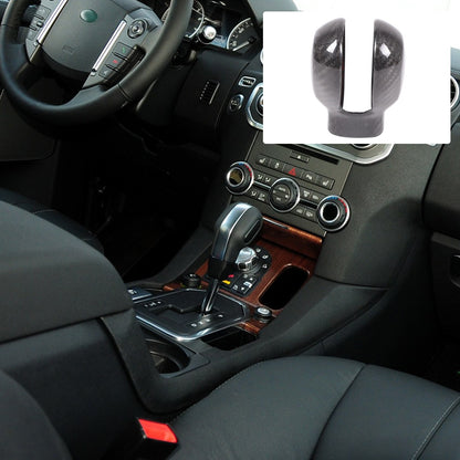 Real Carbon Fiber Gear Shift Knob Trim Cover For LR Discovery 3 4 L319 2004-2012 12