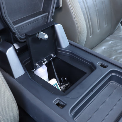 Center Console Safe GUN Storage Lock Box W/ TRAY For LR Defender L663 2020-24 2