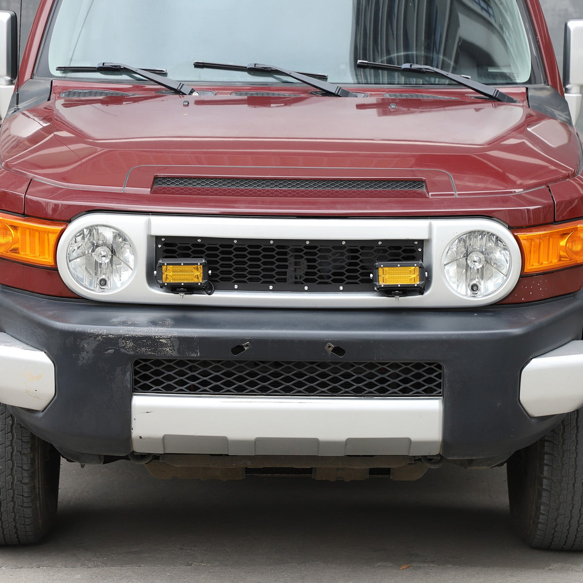 Steel Front Grille Light Mount Bracket For Toyota FJ Cruiser 2007-2021 US 2