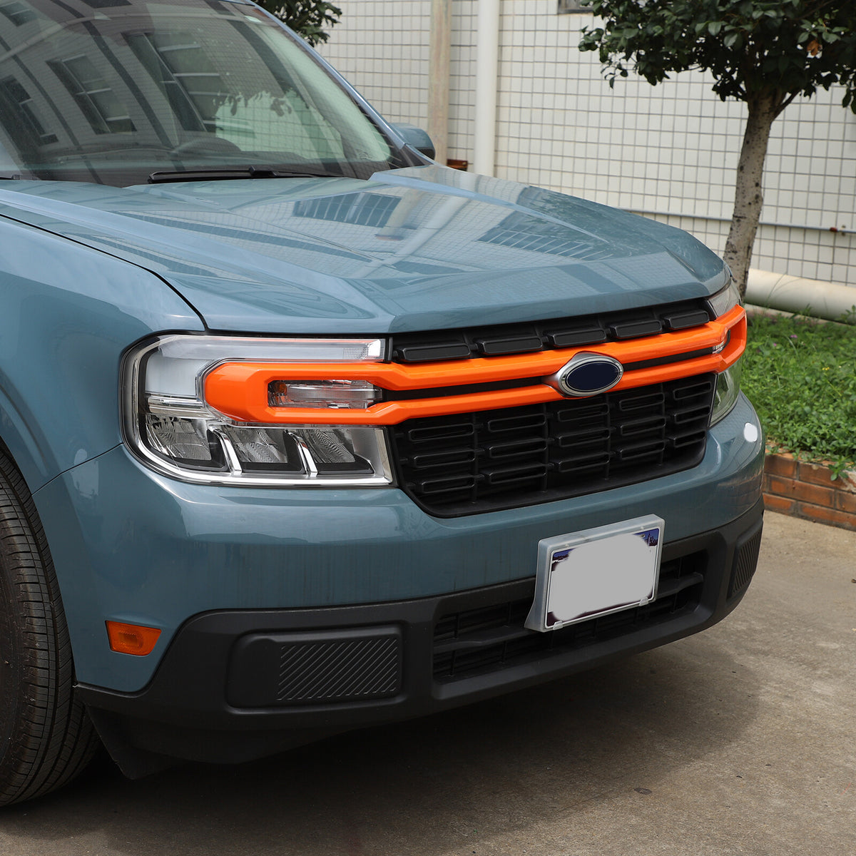 Orange Front Bumper Grille Grill Cover Moulding Trim For Ford Maverick 2022 US 1