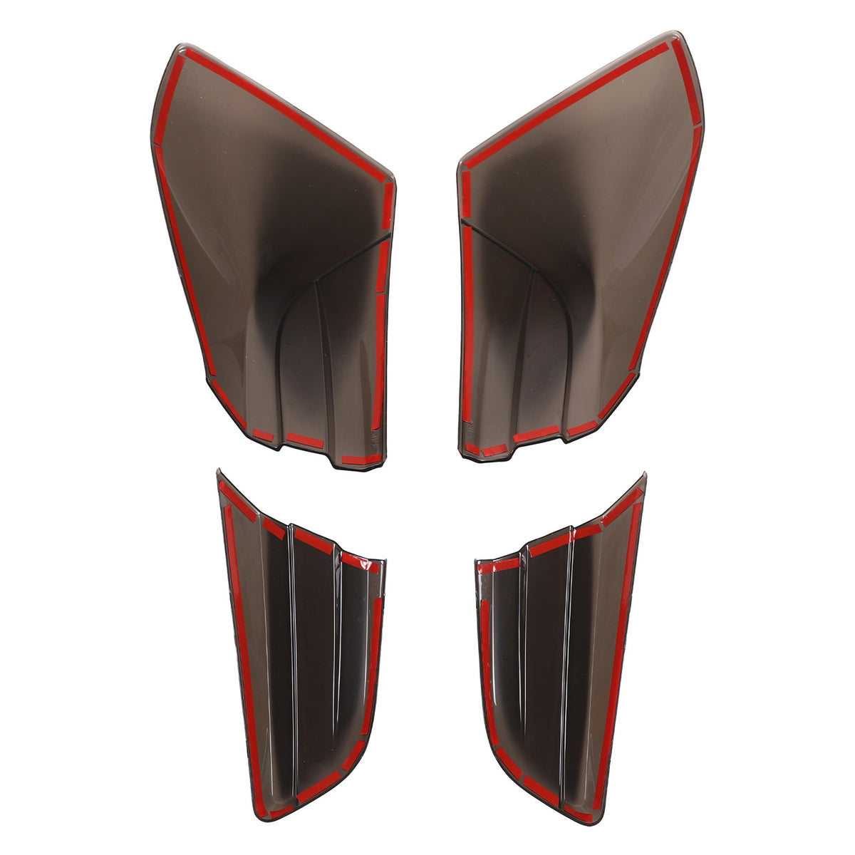 Smoked Rear Tail Light Guard Cover Trim For Maserati Ghibli 2021-24 US 14