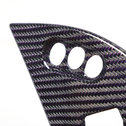 Real Carbon Fiber Children Lock Button Frame Trim For Corvette C6 2005-2013 21