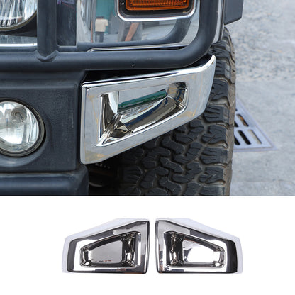 Silver Chrome Exterior Door Handle Mirror Hood Vent Trim Kit For Hummer H2 03-09 6