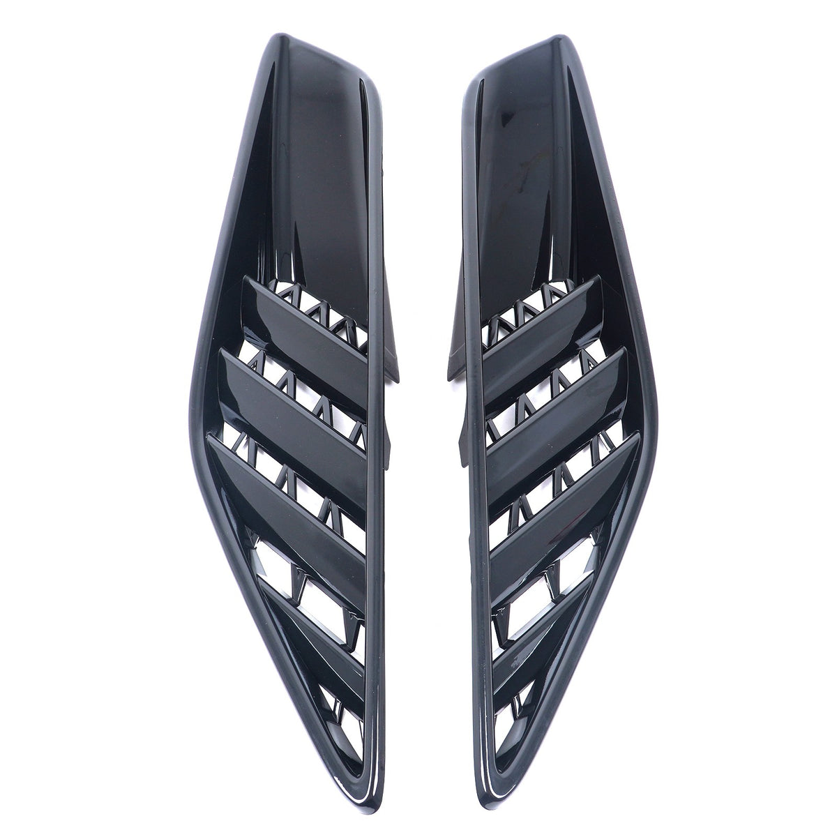 Piano Black ABS Rear Fender Air Intake Frame Trim For Corvette C7 2014-2019 US 3