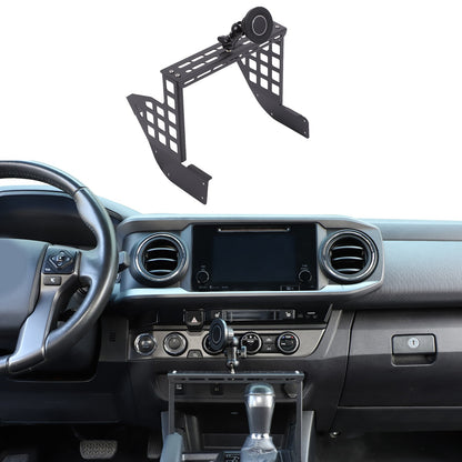 Magnetic Center Molle Panel Digital Device Mount For Toyota Tacoma 2016-2022 9