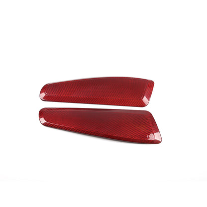 Red Carbon Fiber Interior Seat Side Panel Trim Cover for Porsche 911 718 15-20 7