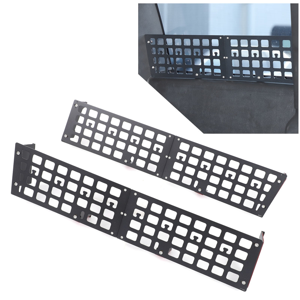 Carbon Steel Aluminum Rear Side Window Molle Panel For Hummer H2 2003-07 13