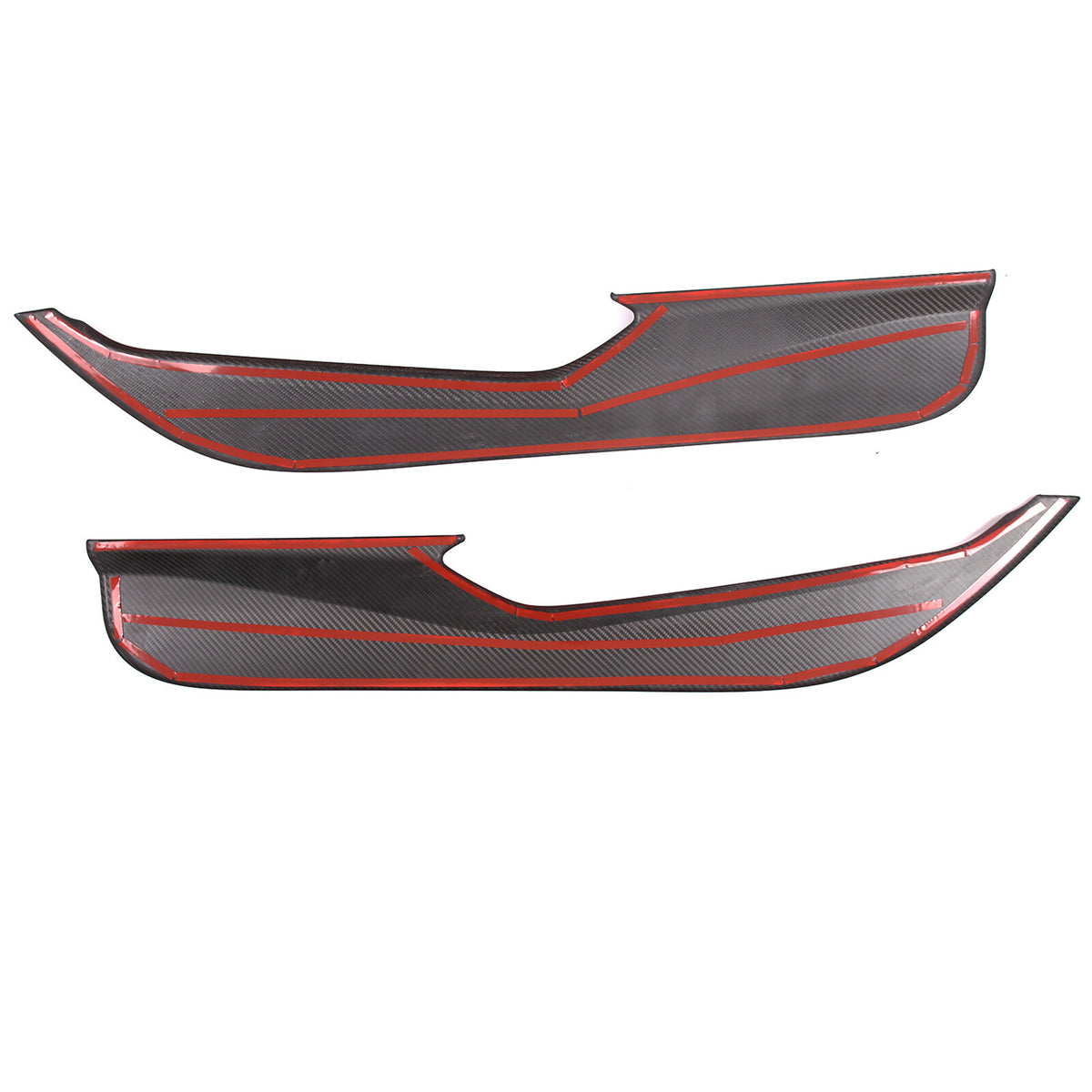 For Corvette C8 Stingray Coupe HTC 2020+ Carbon Inner Lower Door Panel Anti-Kick 14