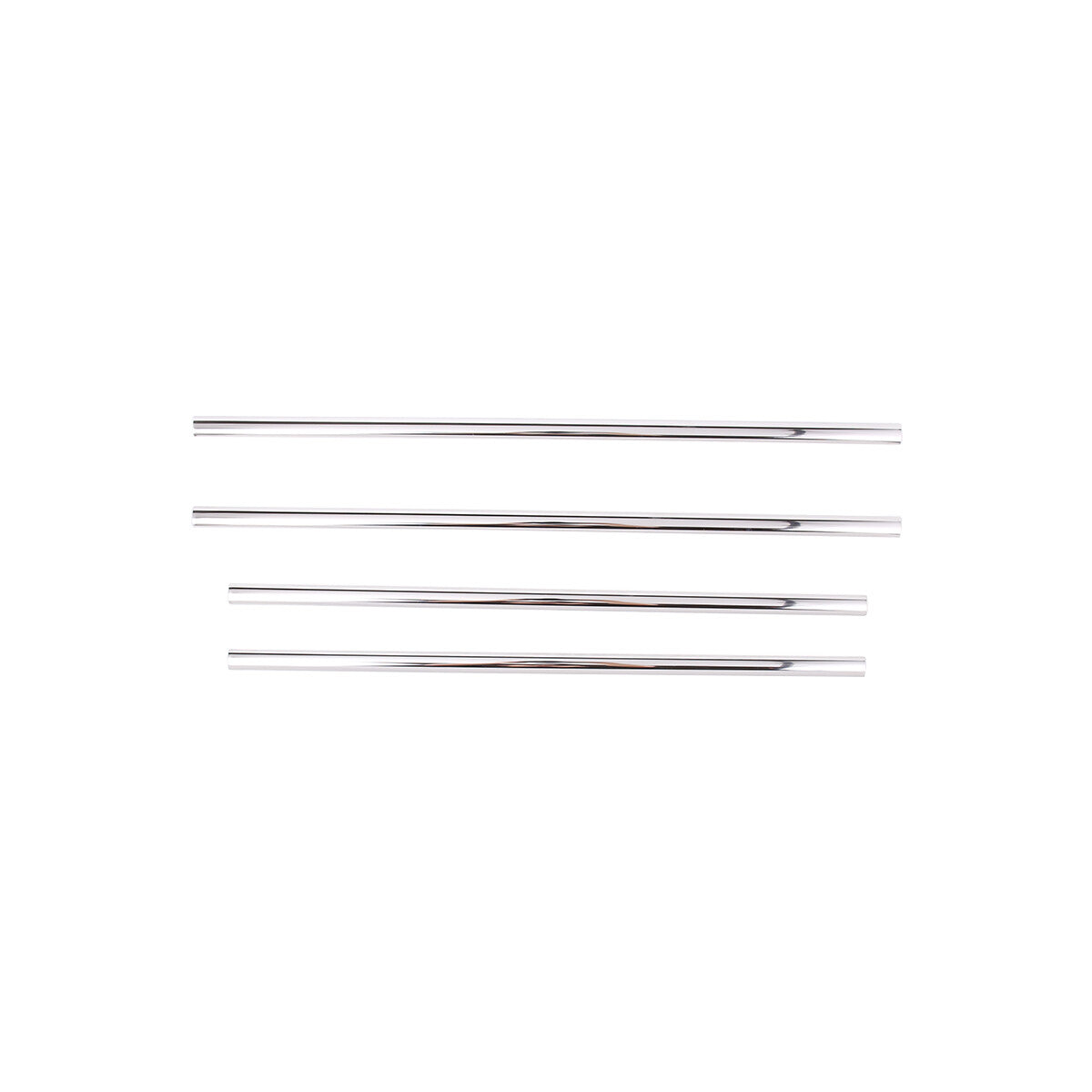 Chrome Steel Exterior Rocker Panel Trim Hood Deck Vent Set For Hummer H2 03-09 48