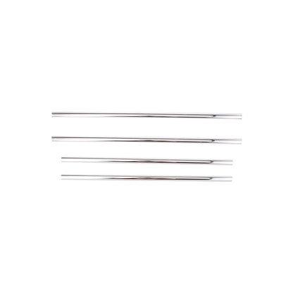 Chrome Steel Exterior Rocker Panel Trim Hood Deck Vent Set For Hummer H2 03-09 48