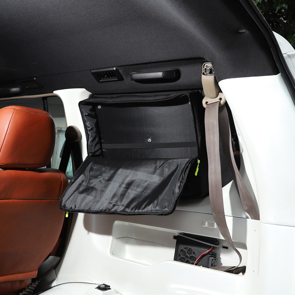 Rear Trunk Right Side Window Storage Bag Tray Box For Toyota Prado LC90 1996-02 14