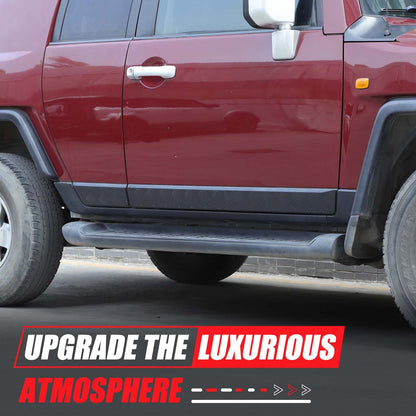 Black Alloy Car Body Door Side Molding Trim For Toyota FJ Cruiser 2007-21 15