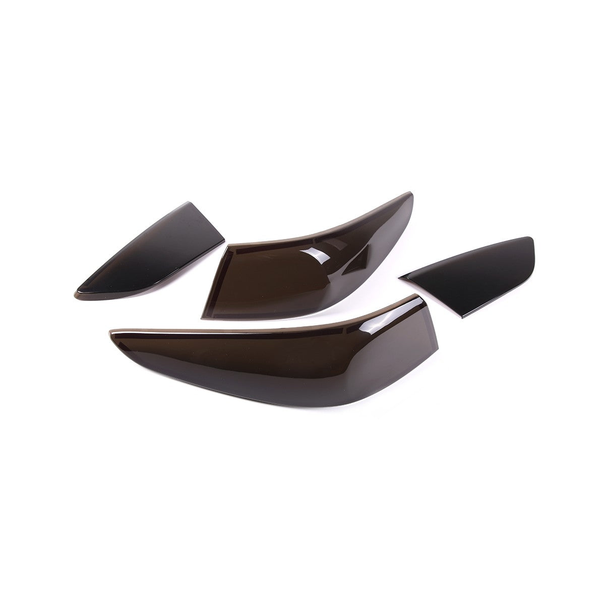 Smoked Black Tail Light Lamp Cover Guard Trim For Mazda 3 2020-21 13