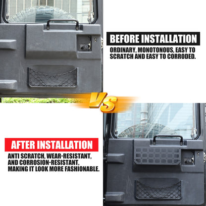 Tailgate Molle Panel Storage Basket For Land Rover Defender L316 2004-2018 22
