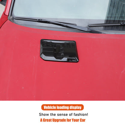 Glossy Black Hood Engine Air Vent Cover Trim For Toyota Tacoma 2015-2022 US 23