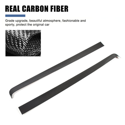 Real Carbon Fiber Dashboard Air Vent Panel Cover Trim For Tesla Model 3 23+ 17