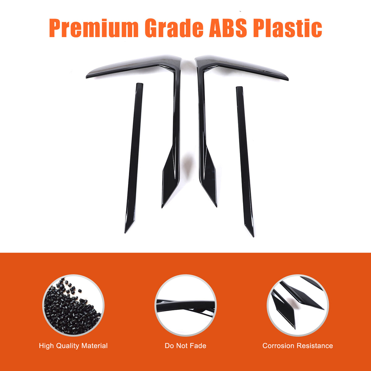 Glossy black Rear Lower Bumper Cover Molding Trim For BMW 5 Series G60 i5 24+ 17