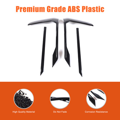Glossy black Rear Lower Bumper Cover Molding Trim For BMW 5 Series G60 i5 24+ 17