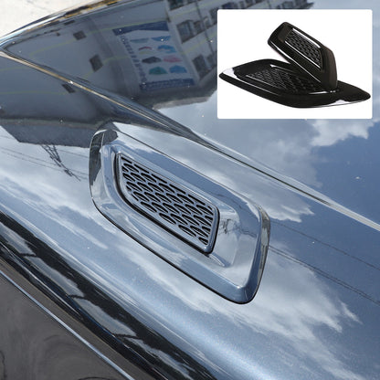 Piano Black ABS Exterior Hood Air Vent Trim For Range Rover Vogue L460 2023+ 5