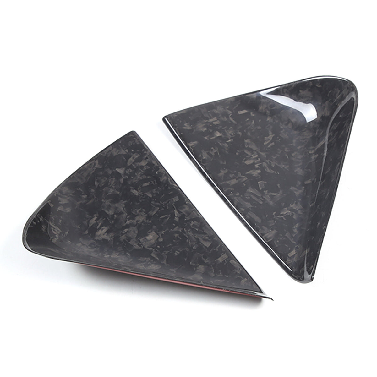Forged Carbon Fiber Dashboard Side Air Outlet Vent Cover Trim For Corvette C8 4