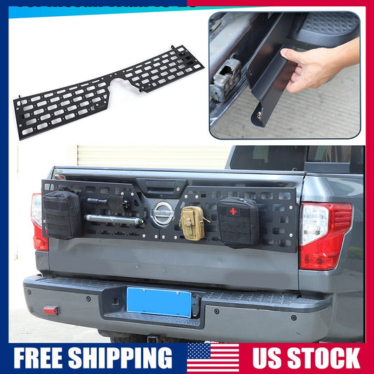 Rear Bed Molle Panel Truck Bed Tailgate Molle Panel For Nissan Titan 16-23 US 1