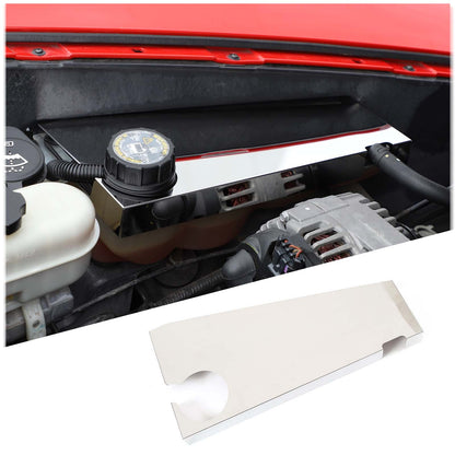 Fits Corvette C6 2005-2013 Stainless RADIATOR TANK COVER engine chrome parts 2