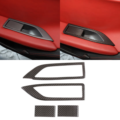 Real Carbon Fiber Car Interior Kit Cover Trim Set For Ferrari 458 2011-2016 7