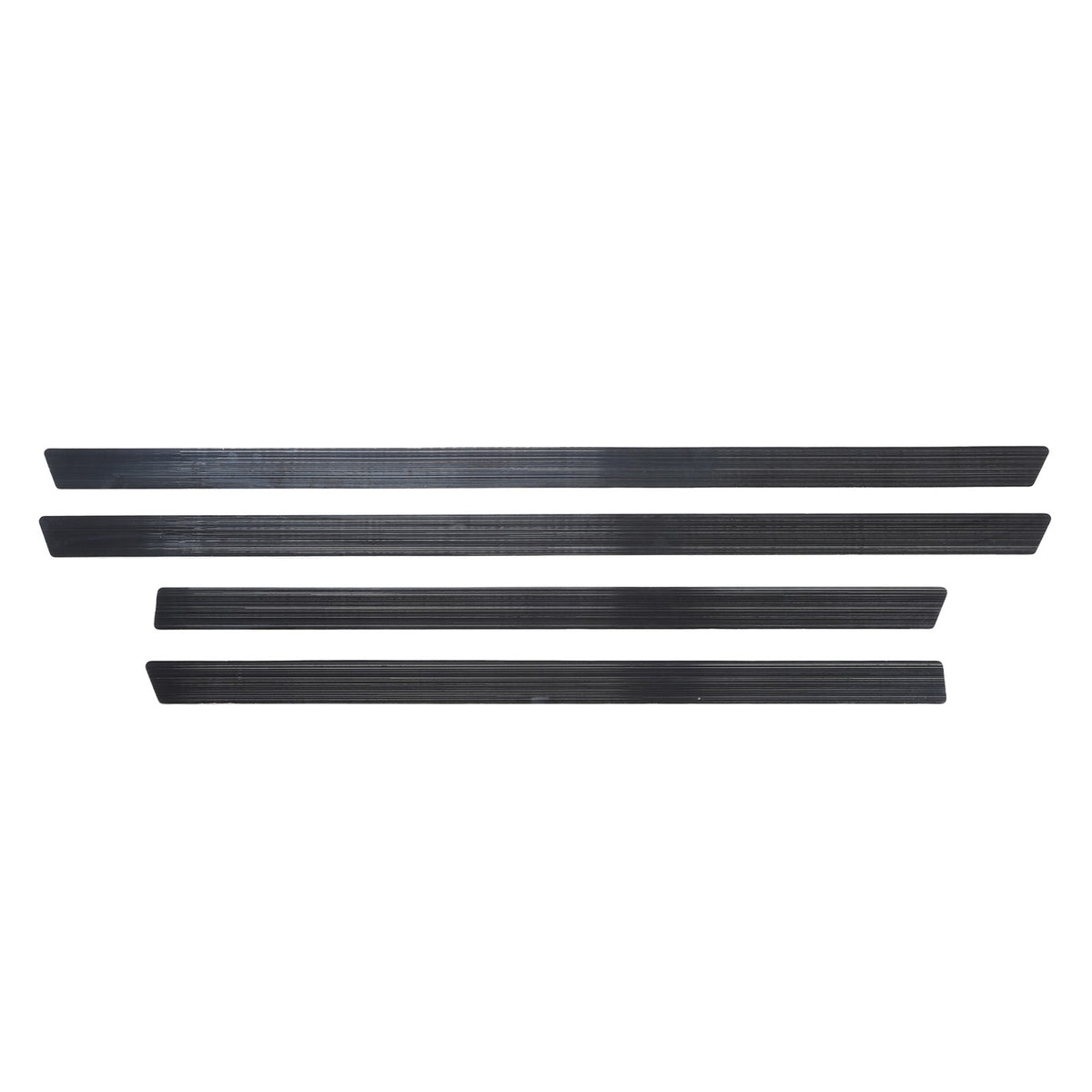 Black Titanium Stainless Steel Body Molding Trim Strips For Hummer H2 2003‑2009 14