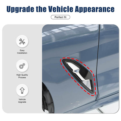Matte Real Carbon Fiber Side Fender Trim For BMW 8 Series G14 G15 2019-2023 14